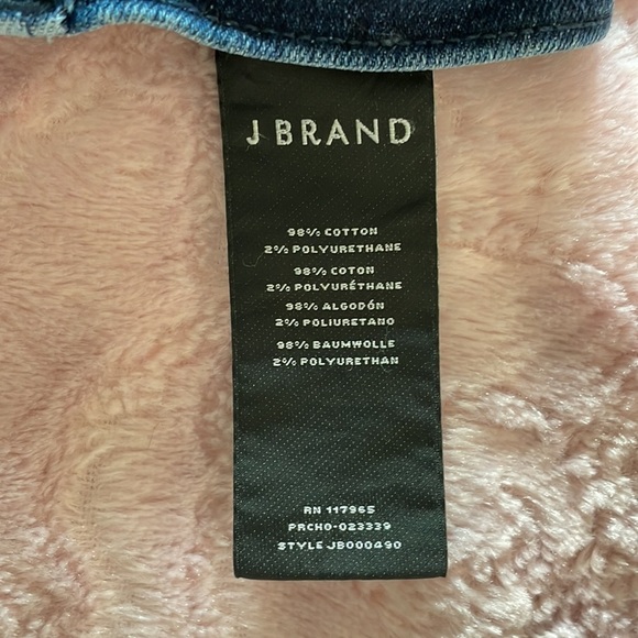 J Brand Dark Wash High Waist Skinny Jeans Size 25 - Picture 9 of 10